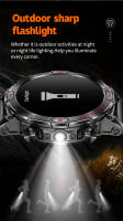 2025 Nuevo Reloj inteligente De Linterna LED.Impermeable.Llamada.GPS.107 + Modo Deportivo.Vigilancia Sanitaria.Batería De 450 Ma.Pantalla De Alta Definición AMOLED 466 * 466 De 1,43 Pulgadas.Reloj Deportivo Al Aire Libre De Brújula.Para iOS Y Android - details 7
