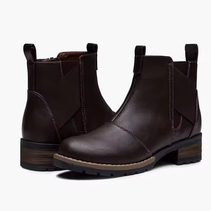 Nuevos zapatos y botas de cuero genuinos de alta gama para mujer. - 1