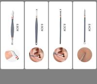 Juego de manicura cortaúñas profesional Kit de pedicura 16 piezas herramientas de cuidado de uñas de acero inoxidable Kit de aseo con viaje lujoso - details 5
