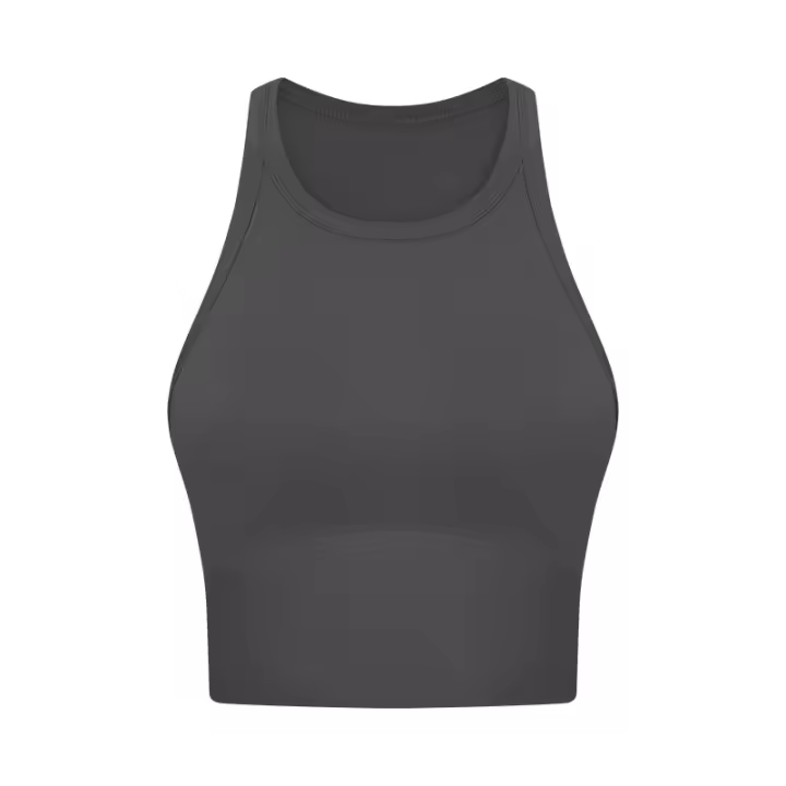 Sujetador Deportivo de Yoga para Mujeres SHINBENE de Nylon de Alta Gama con Diseño de Halter y Cuello en V para Fitness y Entrenamiento en el Gimnasio - 1
