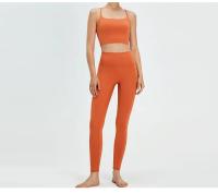 Leggings sin costuras para mujer, pantalones de Yoga elásticos de cintura alta para entrenamiento físico, mallas deportivas para mujer, ropa de gimnasio, pantalones deportivos informales - details 14