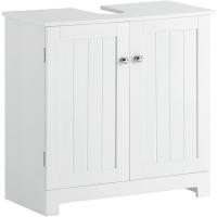 Armario de Baño de Suelo con 1 Estante y 2 Puertas 60 x 30 x 60 cm Ideal para Almacenamiento de Lavabo - details 26