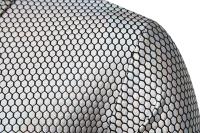 Camisa à manches longues pour hommes, modo nouvelle, estampage à chaud, Diseño personnalisé en diamant, chemises décontractées, boîte de noche, fiesta, vacaciones - details 4