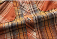Camisa de Verano de Doble Bolsillo a Rayas Talla Grande Estilo Casual de Negocios para Hombres - details 42
