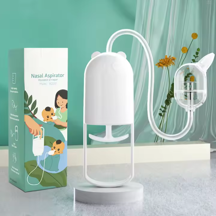 Aspirador Nasal para bebé, potente bomba de mano y Punta Nasal no invasiva, succión de nariz higiénica y cómoda para bebé - 1