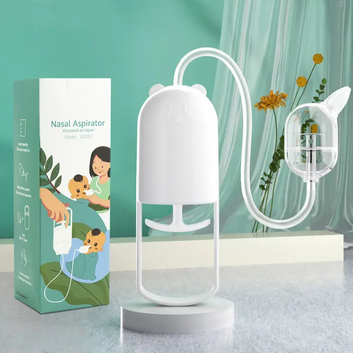 Aspirador Nasal para bebé, potente bomba de mano y Punta Nasal no invasiva, succión de nariz higiénica y cómoda para bebé - 1
