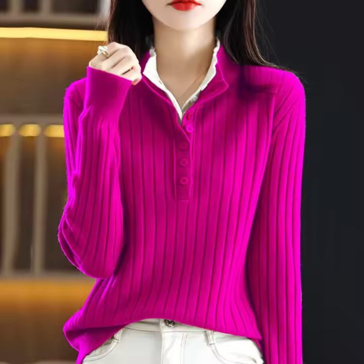 2025 moda coreana mujer tejido Ster otoño/invierno estilo casual - 1