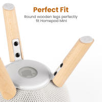 Homepod-Mini trípode de madera con marco de Metal, soporte para altavoz, accesorios para el hogar - details 10