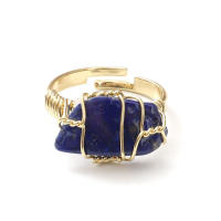 Delicado anillo de piedra natural personalizado y de tamaño variable para niñas - details 6