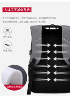 Bolso para ordenador portátil de negocios para hombre, mochila USB multifunción, mochila de gran capacidad. - details 1