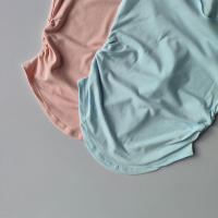 Top de Deportes de Ajuste Delgado Secado Rápido Vestidos de Yoga con Mangas Largas - details 10