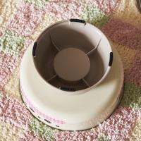 Cuenco de base alta para mascotas de dibujos animados, antideslizante, antivómitos, comida para gatos, cuenco de agua con soporte, cuenco de acero inoxidable antivuelco para gatos - details 2