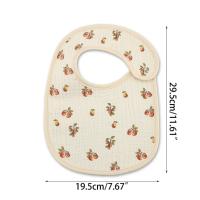 Babero de algodón de 2 piezas para bebé, toalla de Saliva impermeable para alimentación de recién nacido, paño para eructar - details 5