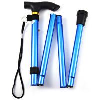 Bastón de Trekking plegable ligero y resistente, altura ajustable, punta de goma para un agarre mejorado, Ideal para exteriores cómodo - details 8
