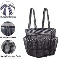 Cesta de higiene de bolsa de ducha de malla de secado rápido para baño, dormitorio universitario - details 2