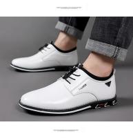 Zapatos Casuales para Hombre Mocasines de Moda sin Cordones, Zapatos de Trabajo de Cuero con Plataforma, Talla Grande 50 - details 10