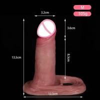 Funda realista de silicona de 6 tamaños Leten para agrandar el pene, condones grandes, juguetes sexuales para hombres, productos para extender el pene. - details 15
