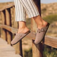 Zapatillas de Corcho de Gamuza a la Moda para Hombres Sandalias de Soporte para Arco - details 1