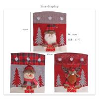 Funda de Silla de Navidad Funda de Asiento de Cena con Dibujos Animados en 3D - details 1