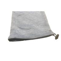 Pantalones de chándal grises informales y cómodos para mujer con cintura Starchy, corte holgado y pantalones de paracaídas - details 11