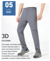 Pantalones de Senderismo LNGXO Impermeables de Verano, 4-Vías de Estirado, 90% Nylon, 10% Spandex - details 9