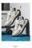 Nuevos zapatos transpirables antideslizantes de lujo a la moda, zapatos versátiles de ocio para hombres, zapatos ligeros y cómodos para caminar - details 1