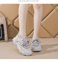 Nuevos zapatos casuales versátiles deportivos, zapatillas para correr de moda con plataforma de malla. - details 8