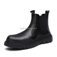 Nuevo vestido de cuero de moda Chelsea para hombres, productos más vendidos de Oxford, calzado deportivo para exteriores, botas cortas, barato - details 0