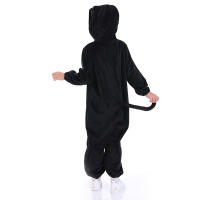 Mono de gato negro para niños, mono de animales, Cosplay de gatito, Onesies de Anime para niños, disfraces de animales para fiesta de Halloween y Navidad - details 5