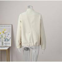 TRAFZA-abrigo liso elegante para mujer, chaqueta Bomber de manga larga con bolsillos y botones, ropa de calle informal holgada, 2023 - details 16