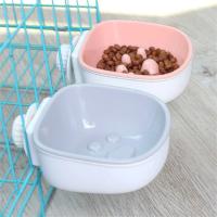 Cuenco colgante para mascotas, jaula para perros y gatos, alimentador fijo, fácil limpieza, antiastres para cachorros, alimentación lenta, cuencos de comida, plato de agua potable para gatitos - details 2