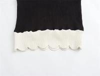 Conjunto de 2 piezas de falda para mujer, traje ajustado elástico de punto, elegante, a la moda, ocio, calle, vacaciones, verano - details 8