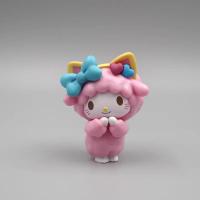Figura de Anime Kawai My Melody Kuromi, Cosplay de la serie Zoo, muñeco de oveja KT Cat Pochacco, decoración para pastel de cumpleaños DIY, regalo, adorno de escritorio - details 1