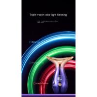 Masajeador Facial EMS Antiarrugas Con Corriente Microcorriente RF Máquina De Belleza Para El Cuello Y Rostro Elevación Y Tensión De La Piel Cuidado De La Piel - details 12