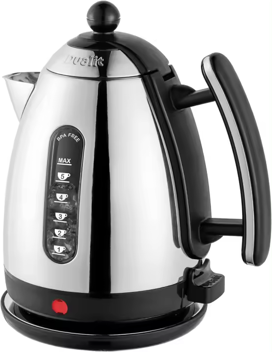Lite Kettle - Hervidor tipo jarra de 1.5L - Pulido con ribete negro - 1