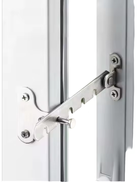 Soporte de límite de seguridad ajustable de cinco posiciones para ventanas infantiles fabricado en acero inoxidable - 1