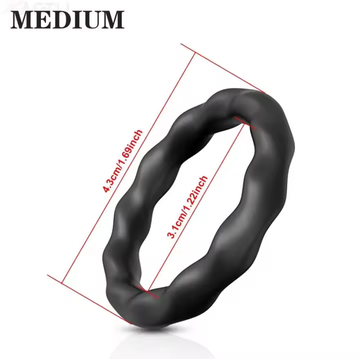 Leten 3/4 Uds anillos manga retrasar la eyaculación silicona tiempo erección duradera juguetes sexuales para hombres tienda Sexy productos para adultos - 1