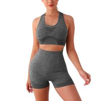 Conjunto de sujetadores deportivos para mujer, pantalones cortos de gimnasio, ropa de gimnasio transpirable, pantalones cortos, - details 4