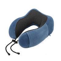 Almohada Viaje para Cuello, Almohada Cervical Viaje Comodo e Portatile para Oficina Avión Tren Coche Viajando, con Espuma Memoria - details 2
