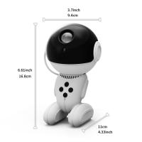 Proyector de estrellas para dormitorio, lámpara LED de techo con temporizador y mando a distancia, luz nocturna, Robot con agujero negro - details 1