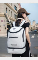 Mochila deportiva para raqueta de bádminton con bolsillo para zapatos, para viajes al aire libre, ir de compras, bolsa de acampada, almacenamiento grande, mochila escolar para ordenador portátil - details 14