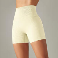 Hamidou-pantalones cortos deportivos de Yoga para mujer, mallas sin costuras para correr, ciclismo, cintura alta, entrenamiento, gimnasio, Verano - details 28