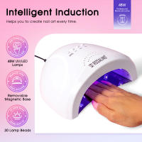 NAILWIND-secador de uñas para manicura y pedicura, lámpara LED UV para curado de esmalte de uñas en Gel con sensor de movimiento, equipo de herramientas para uñas - details 43
