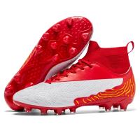 Zapatos de Fútbol de Caña Alta AG/FG Cleats para Hombres y Niños Deportivas de Entrenamiento para Adultos y Niños - details 10