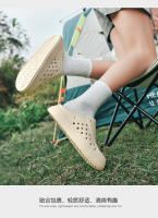 Sandalias de Playa de Verano Zapatos de Cuero Antideslizantes Impermeables de Suela Suave EVA para Hombres y Mujeres Uso al Aire Libre - details 13