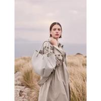 Bolso de mano de color sólido para mujeres, material de cuero de vaca, bolso de axila, moda - details 12