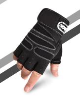 Guantes De Ejercicio Para Hombres Y Mujeres Con Encaje En La Muñeca Medio Dedo Para Levantamiento De Pesas Deporte Ciclismo Motociclista Gimnasio - details 9