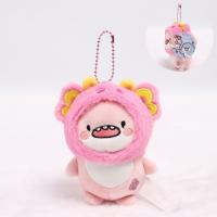 Animal relleno tiburón gordo colgante llavero decoración muñeca suave tiburón llavero de felpa Kawaii adorno colgante colgante de tiburón de dibujos animados - details 2