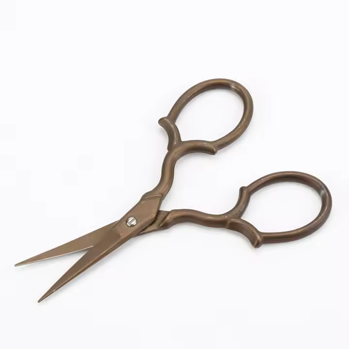 Tijeras de costura Vintage europeas, accesorios para manualidades, 1 piezas - 1