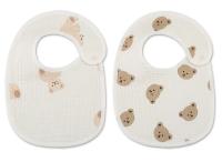 Baberos de Algodón para Bebé Impermeables Paquete de 2 Suaves Toallas de Saliva para Recién Nacidos Niños y Niñas Madre & Bebé - details 15